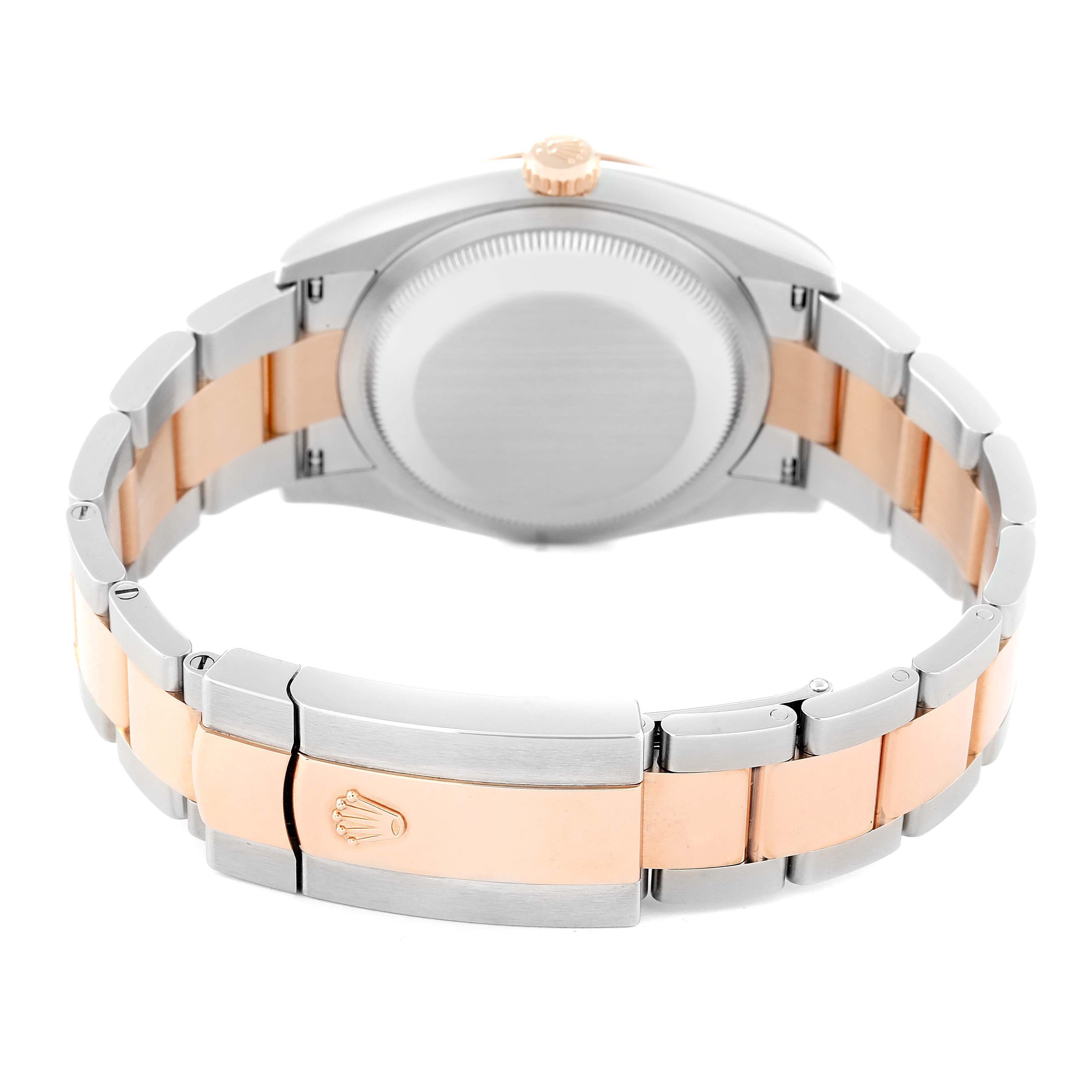 Rolex Datejust Wimbledon Dial Steel Rose Gold Mens Watch 126231 Unworn For Sale 1