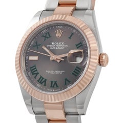 Rolex Datejust Wimbledon Two-Tone Oystersteel and Everose Rolesor Watch 126331
