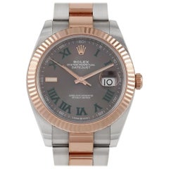 Rolex Datejust Wimbledon Two-Tone Oystersteel and Everose Rolesor Watch 126331