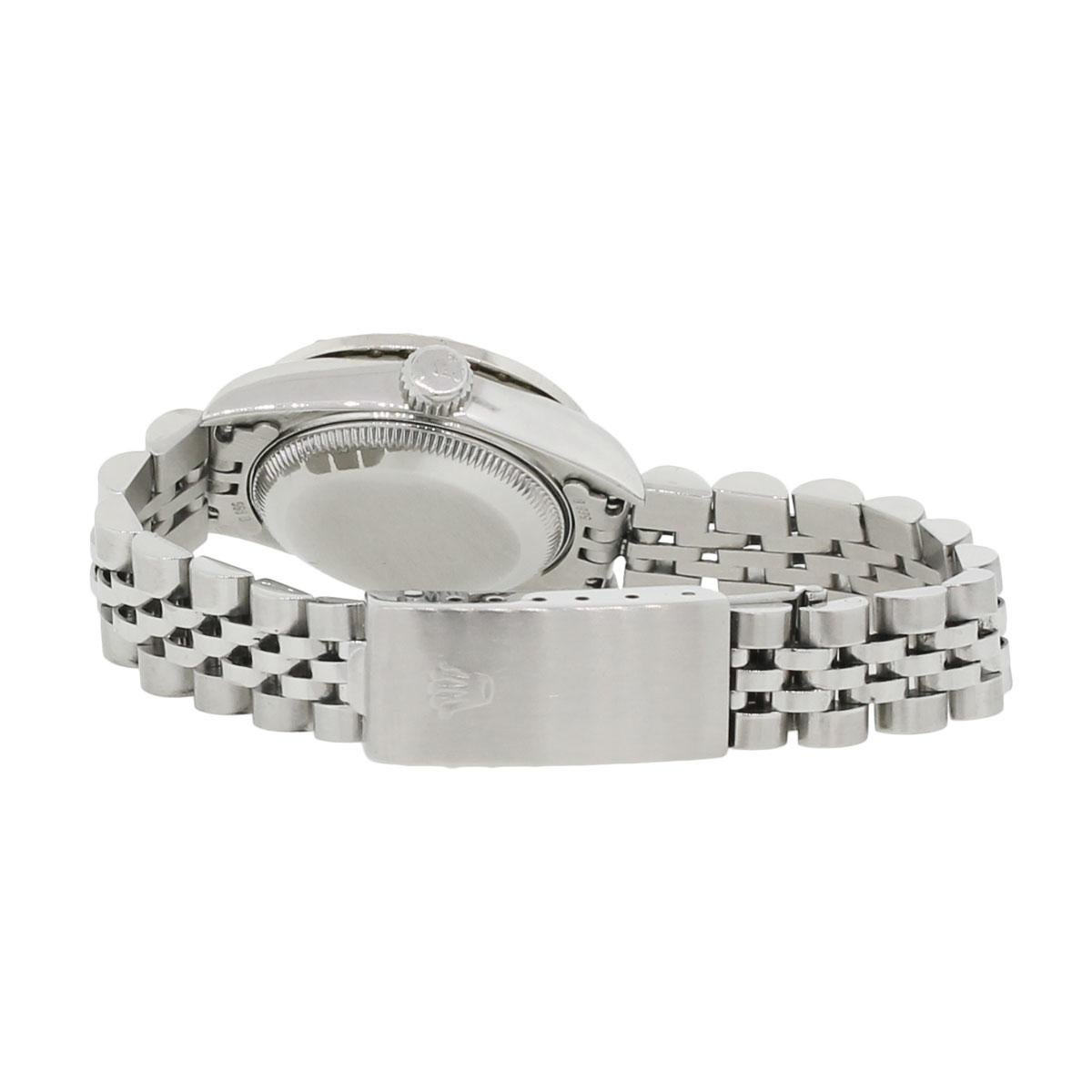 Round Cut Rolex Datejust Wrist Watch, Ref. 69160