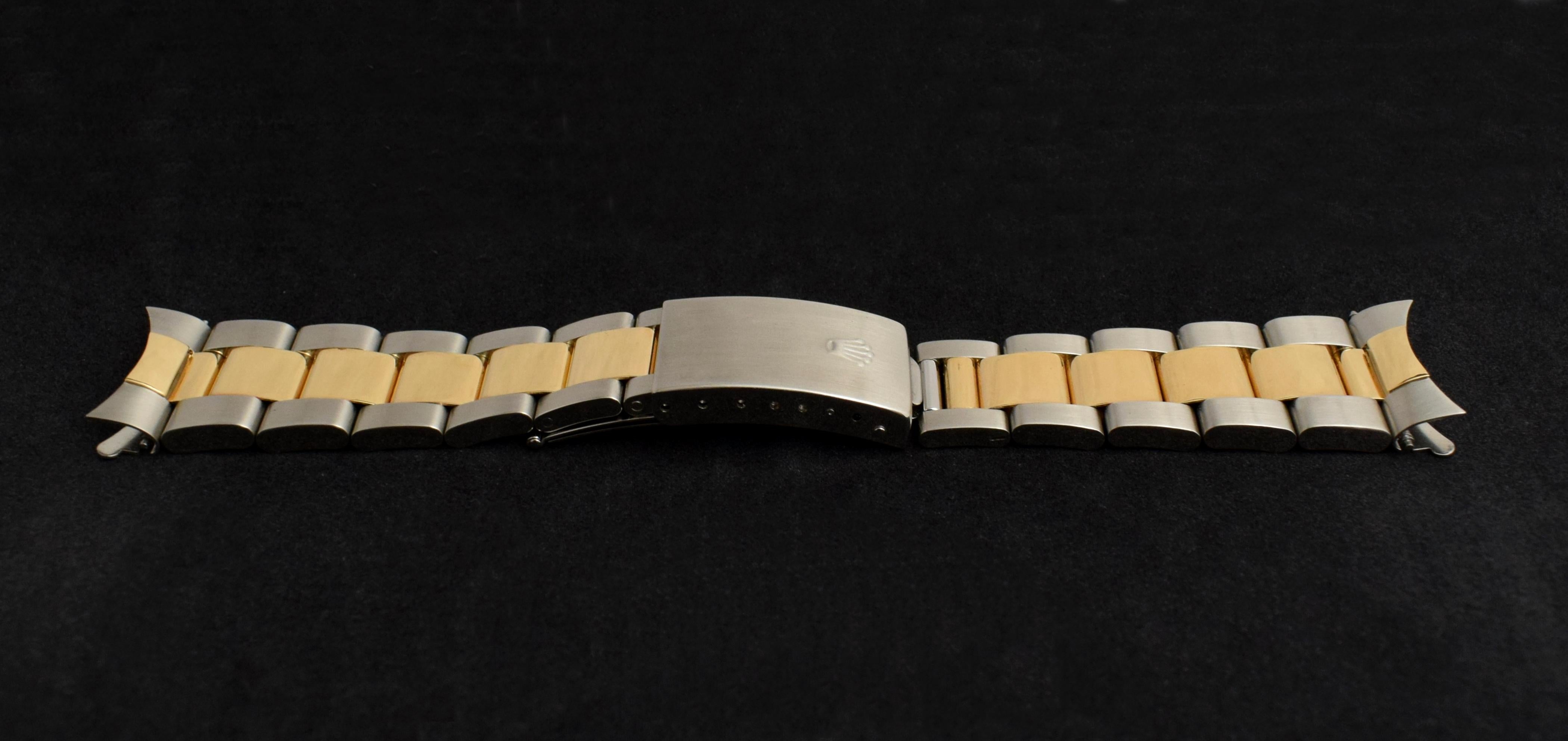 Rolex Datejust Uhr aus Gelbgold und Stahl mit Onyx-Zifferblatt und Diamant 16233, 2002 7
