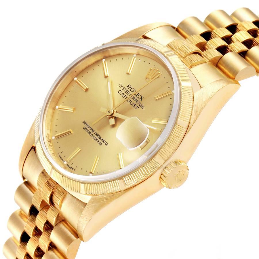 champagne dial watch