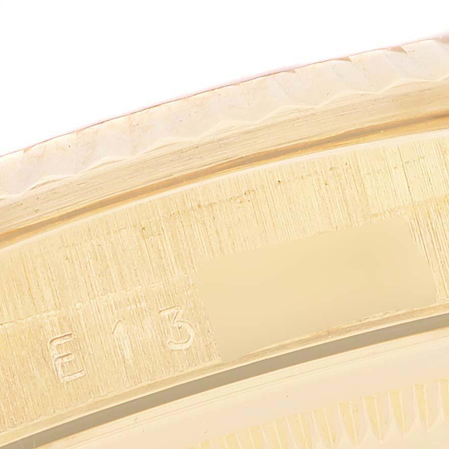 Rolex Datejust Gelbgold Champagner-Diamant-Zifferblatt Herrenuhr 16238 4