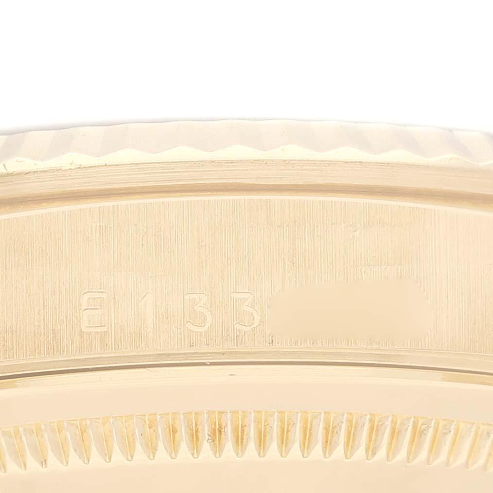 Rolex Datejust Gelbgold Champagner-Diamant-Zifferblatt Herrenuhr 16238 4