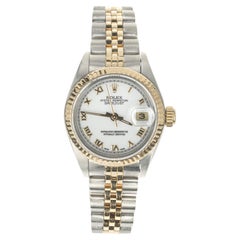 Rolex Datejust Yellow Gold Steel Ladies Wristwatch