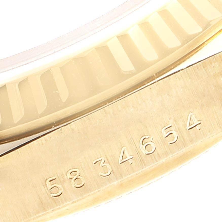 Rolex Datejust Yellow Gold Tiger Eye Dial Vintage Men's Watch 16018 4