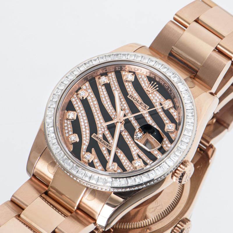 Rolex Datejust Zebra Nos Diamond Set 116285BBR 1