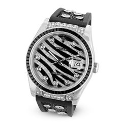 Rolex Datejust Zebra Wristwatch