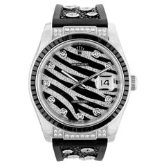 Rolex Datejust Zebra Wristwatch