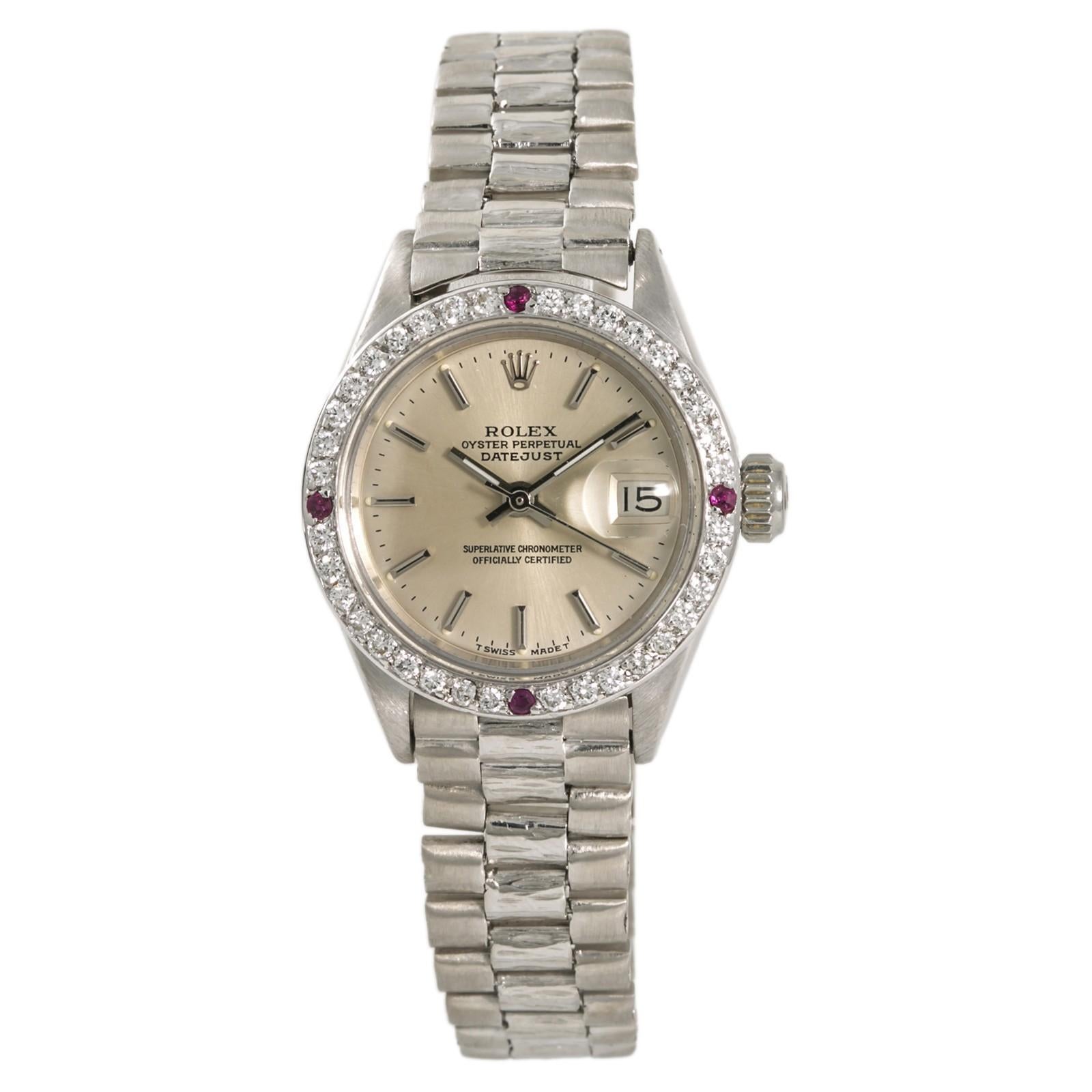 Rolex Datejust 6917, Silver Dial Certified Authentic For Sale