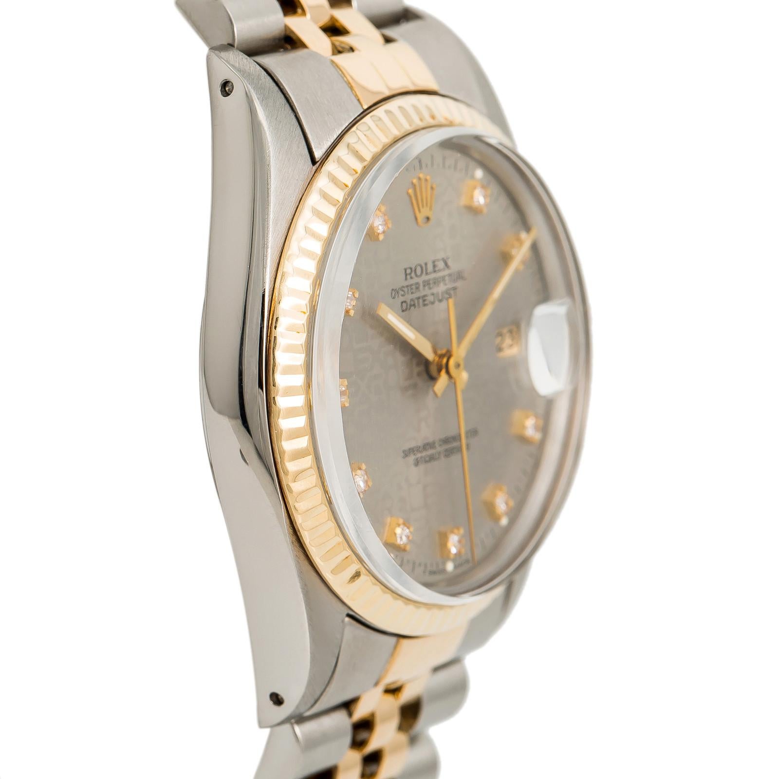 Rolex Datejust5040, Dial Certified Authentic In Excellent Condition For Sale In Miami, FL