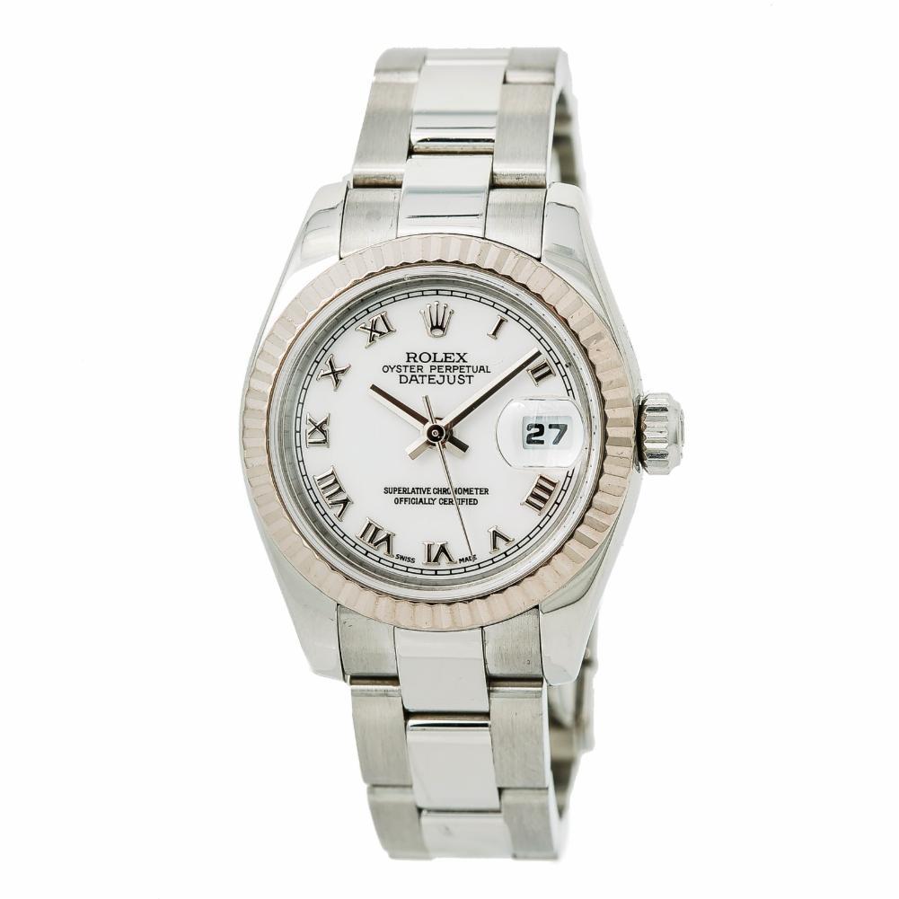 Rolex Datejust 179174, White Dial Certified Authentic For Sale