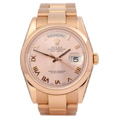 Rolex Day-Date 0 118205 Unisex Rose Gold 0 Watch
