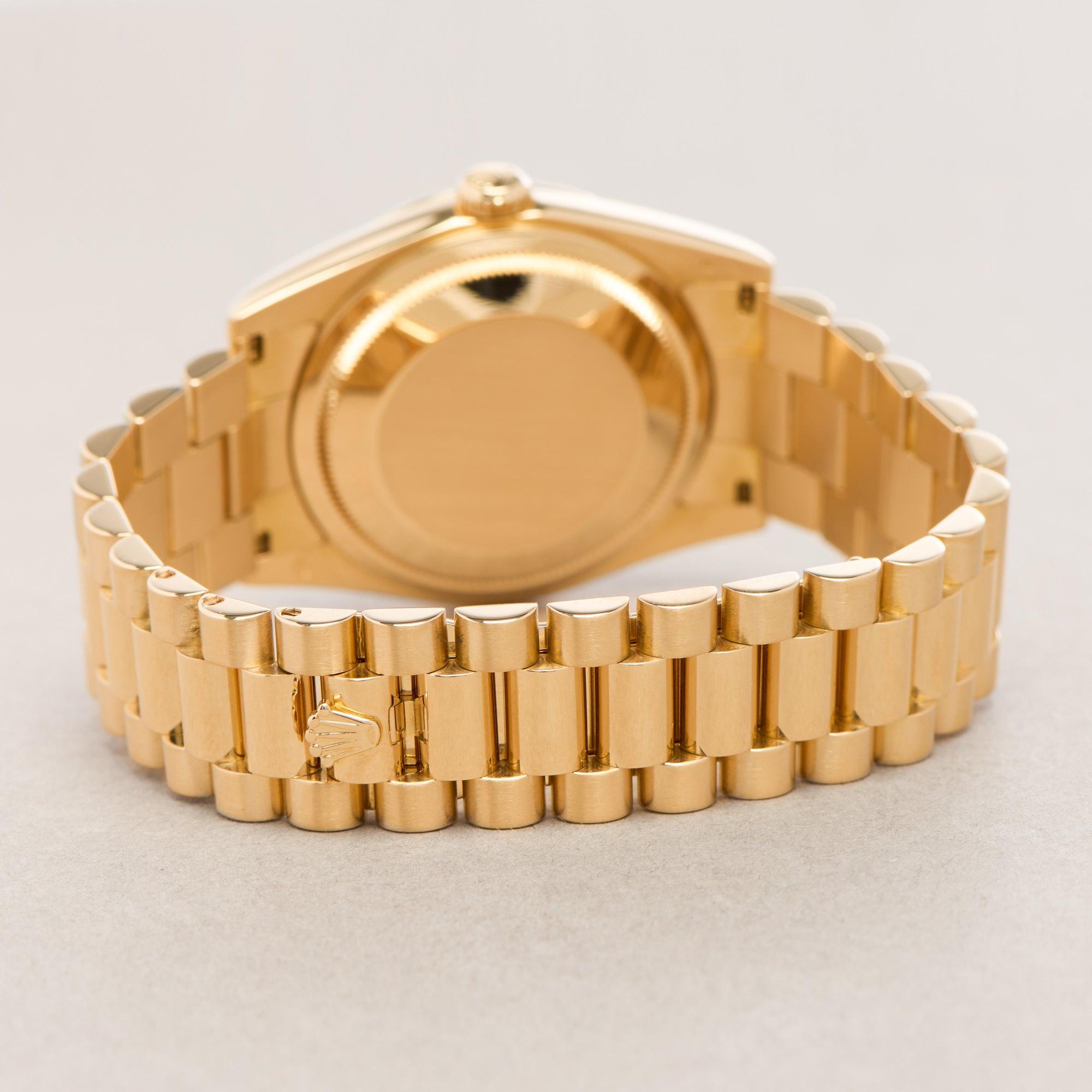 Women's or Men's Rolex Day-Date 0 118338 Men Yellow Gold 0 Watch