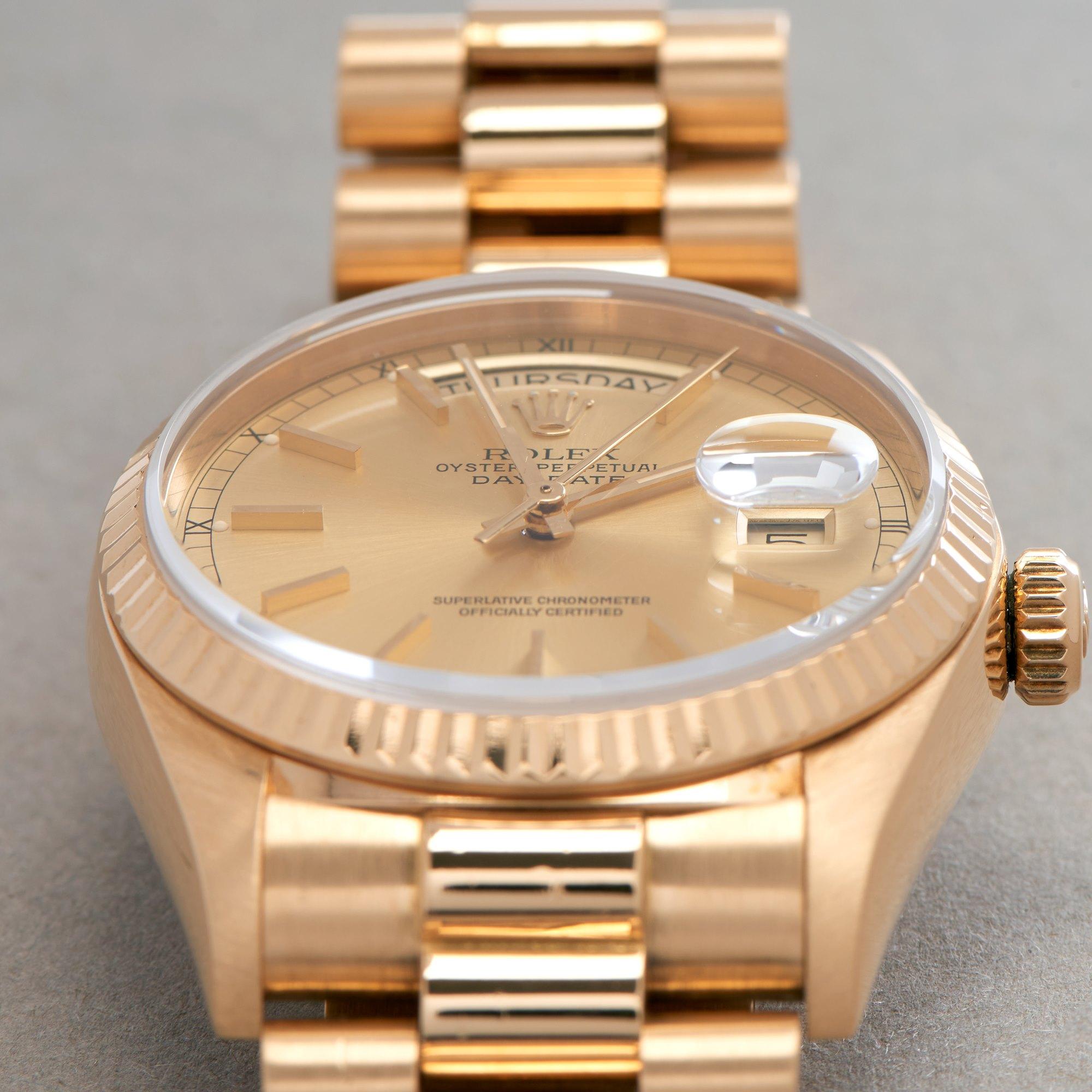 Rolex Day-Date 0 18038 Men Yellow Gold 0 Watch 2