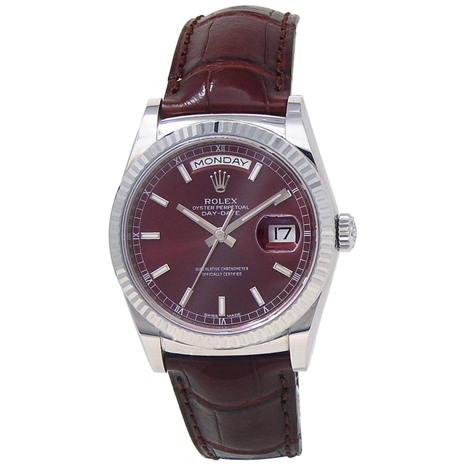 Rolex Day-Date 118139, Purple Dial 