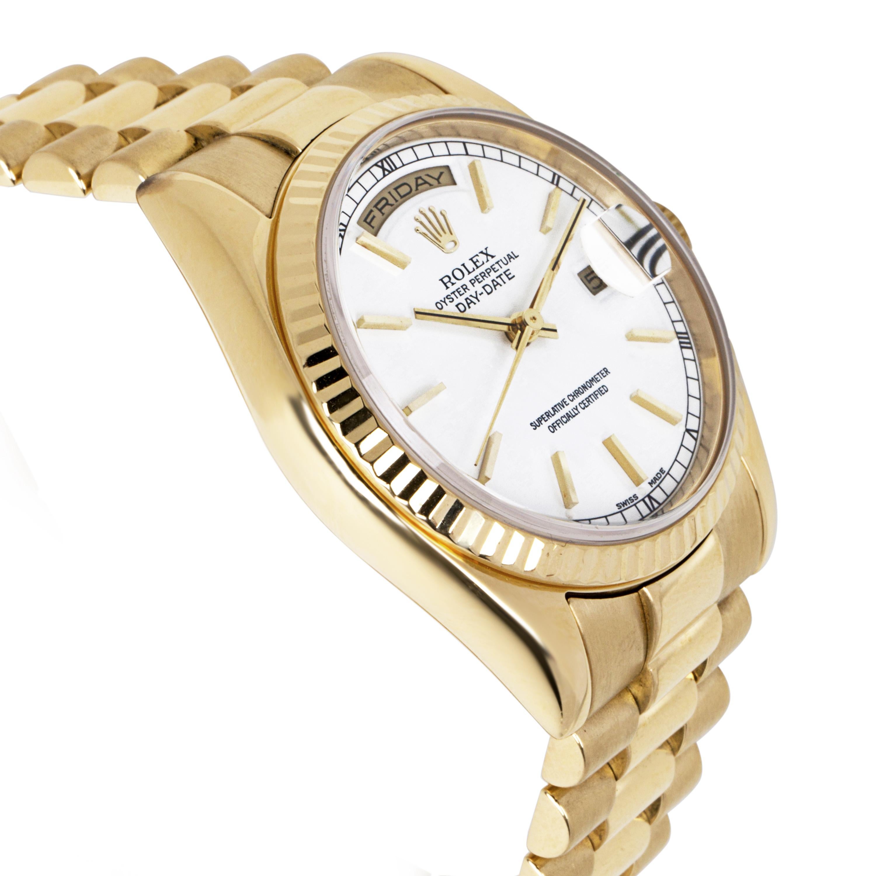 Rolex Day-Date 118238 Men's Watch in 18 Karat Yellow Gold 1
