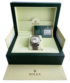 Rolex Day-Date 118239 Diamond Dial Mens Watch Box & Papers