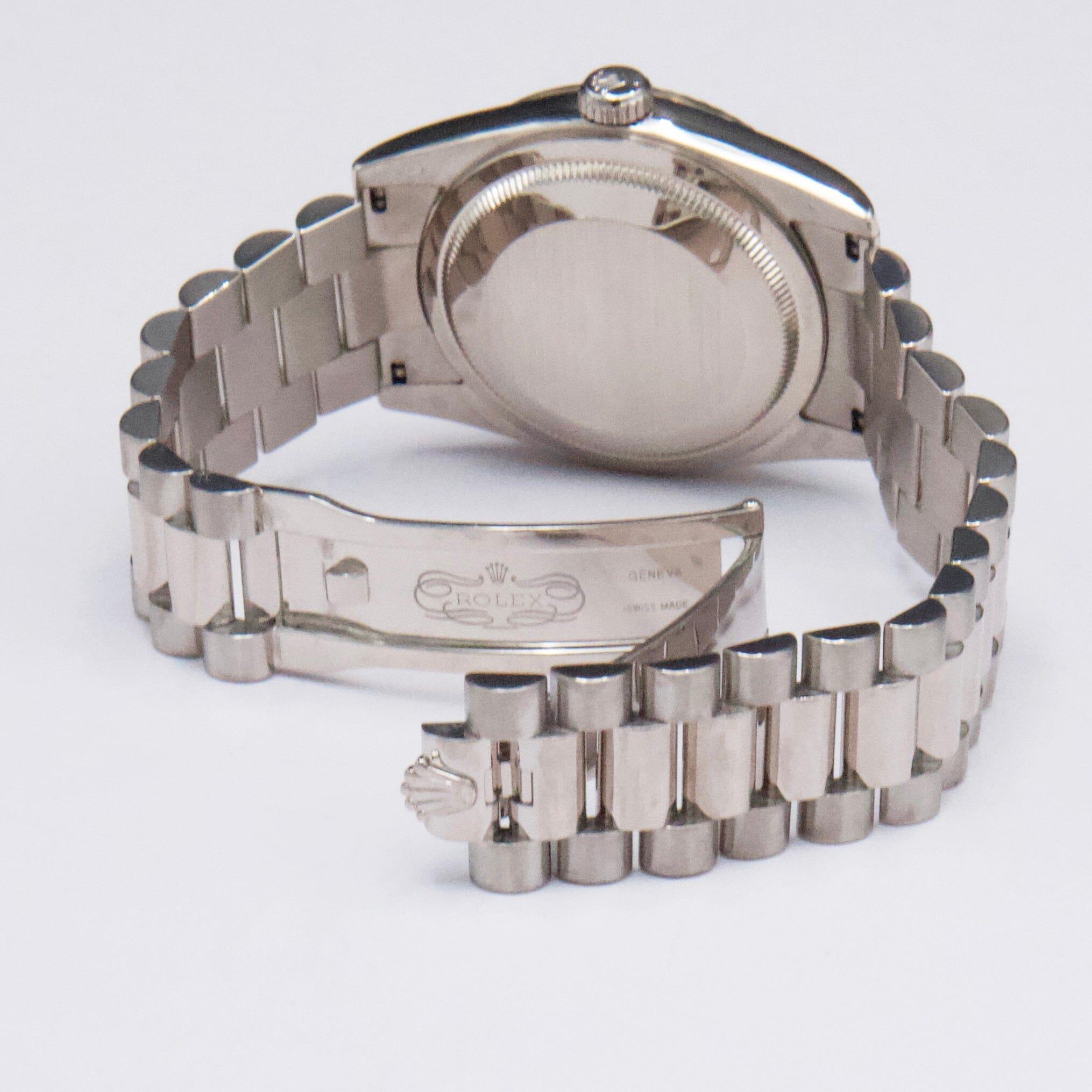 Rolex Day-Date 118239 Quadrante di diamanti Orologio da Uomo Scatola Documenti in vendita 4