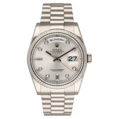 Rolex Day-Date 118239 Diamond Dial Mens Watch Box & Papers