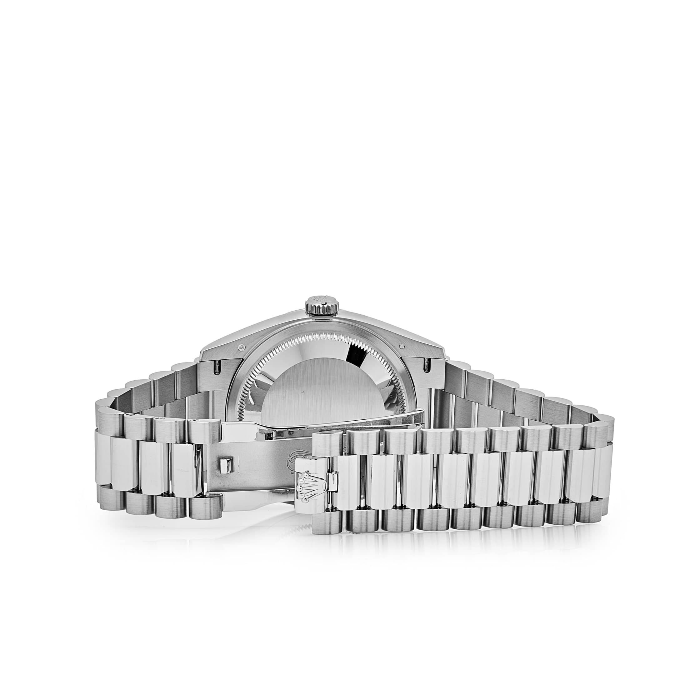 Rolex Day-Date 128236 Platinum Ice Blue Baguette Dial 2