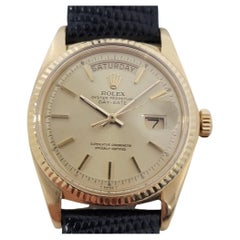 Rolex Day Date 1803 18k Solid Gold Mens President Automatic 1970s Vintage RA543