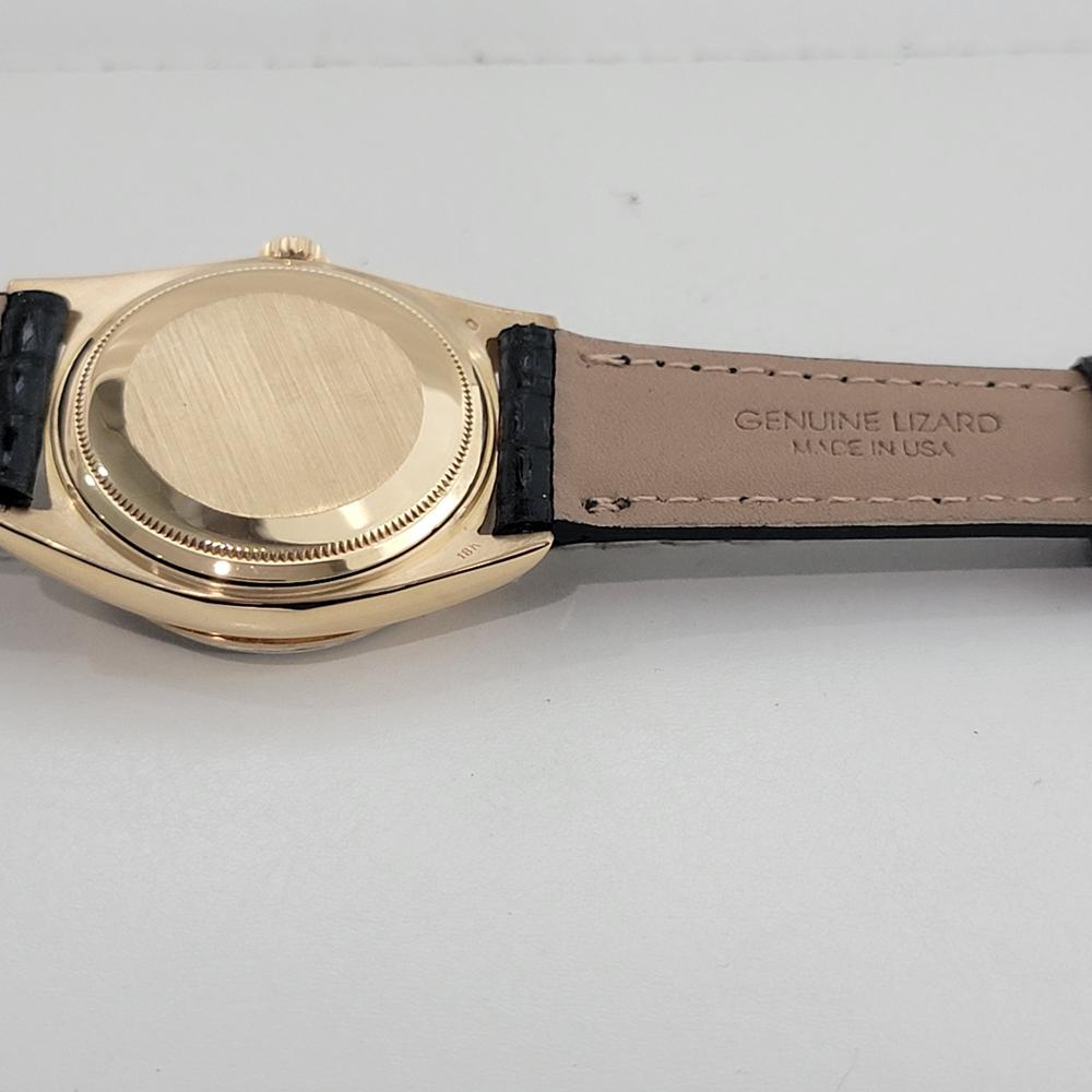 Rolex Day Date 1803 18k Oro macizo Hombre Presidente Automático 1970s Vintage RA610 en venta 5