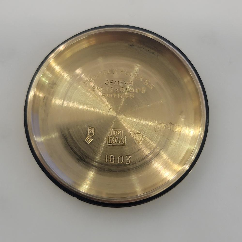 Rolex Day Date 1803 18k Oro macizo Hombre Presidente Automático 1970s Vintage RA610 en venta 7