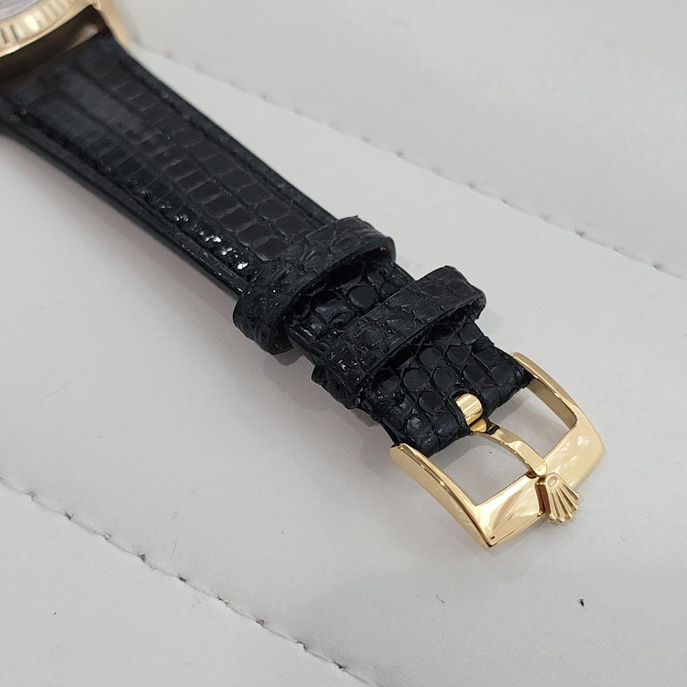 Rolex Day Date 1803 18k Oro macizo Hombre Presidente Automático 1970s Vintage RA610 en venta 3