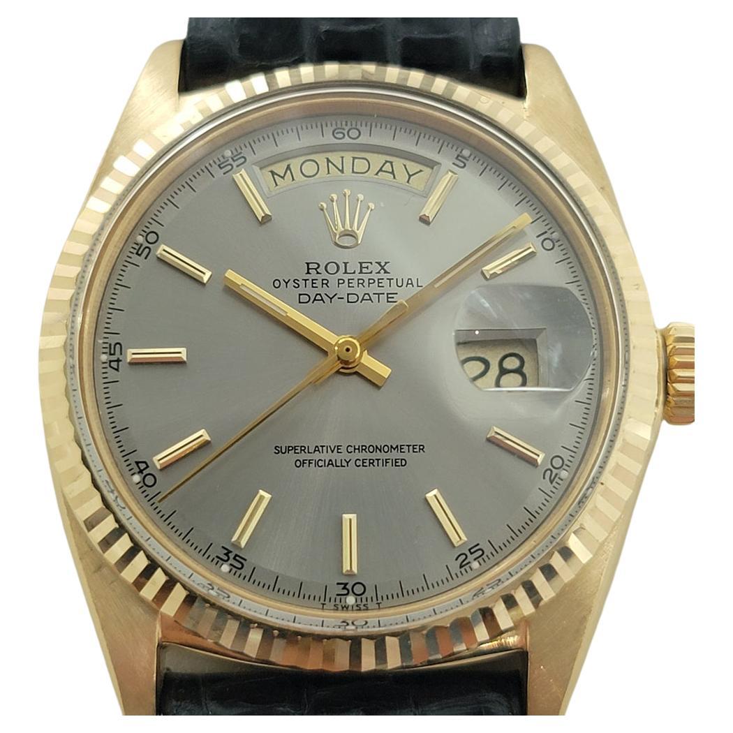 Rolex Day Date 1803 18k Solid Gold Herren Präsident Automatik 1970er Jahre Vintage RA610