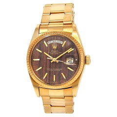 Rolex Day-Date 1803, Brown Dial, Certified and Warranty