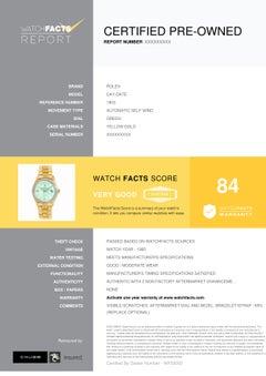 Rolex Day-Date 1803, Green Dial, Certified and Warranty