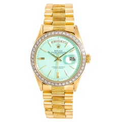 Rolex Day-Date 1803, Green Dial, Certified and Warranty