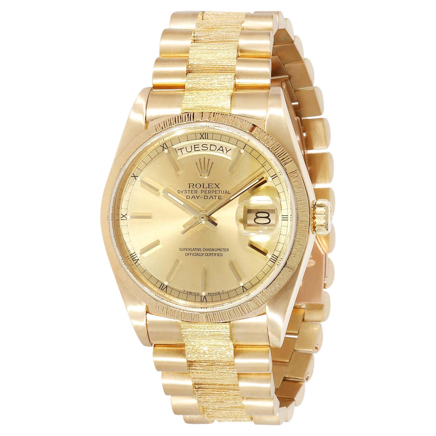 18078 Rolex Day-Date 18078 Men's Watch in 18kt Yellow Gold at 1stDibs | rolex ...