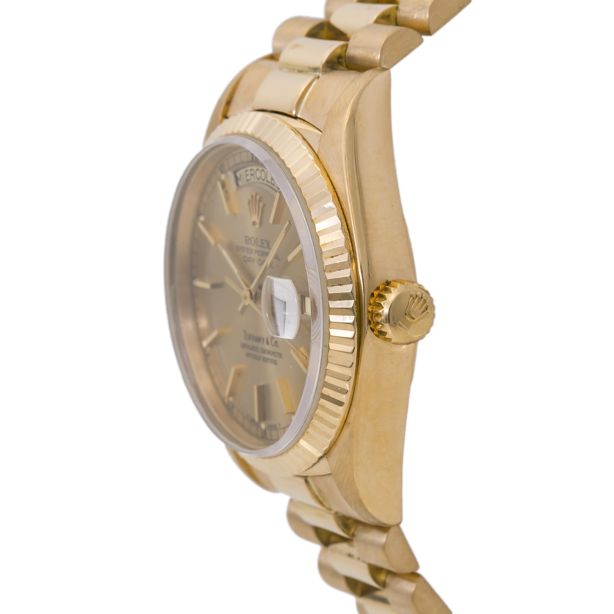 spanish day date rolex
