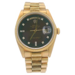 Reloj Rolex Day Date 18078 Esfera Diamante Rojo Degradado Oro Amarillo 18K