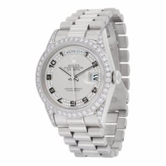 Rolex Day-Date 18206, Silver Dial, Certified and Warranty