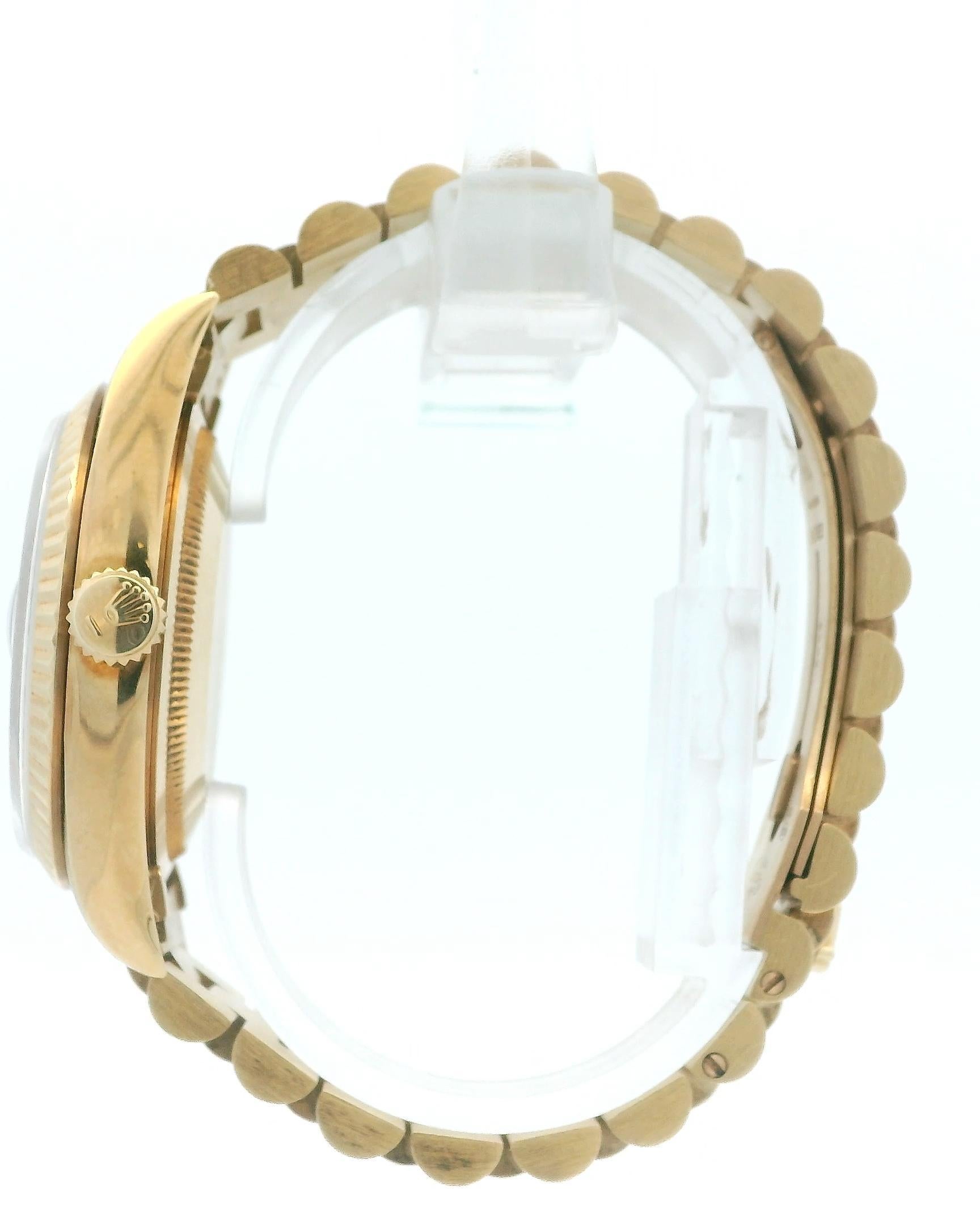 Montre Rolex Day Date 18238 Or jaune 18K Cadran Aventurine 