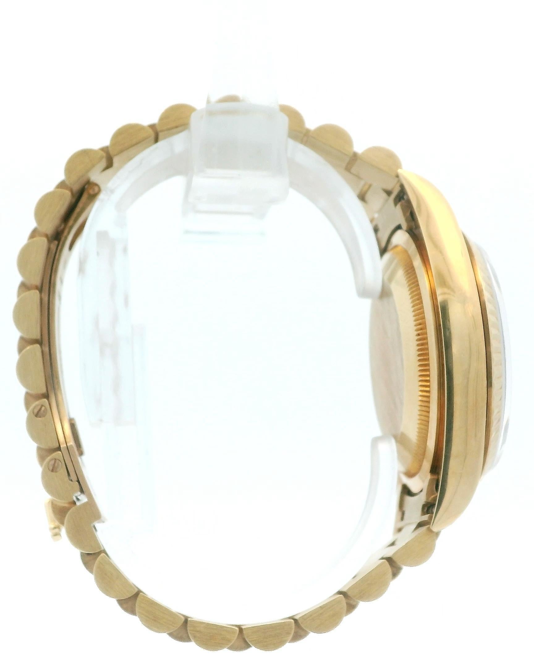 Montre Rolex Day Date 18238 Or jaune 18K Cadran Aventurine 