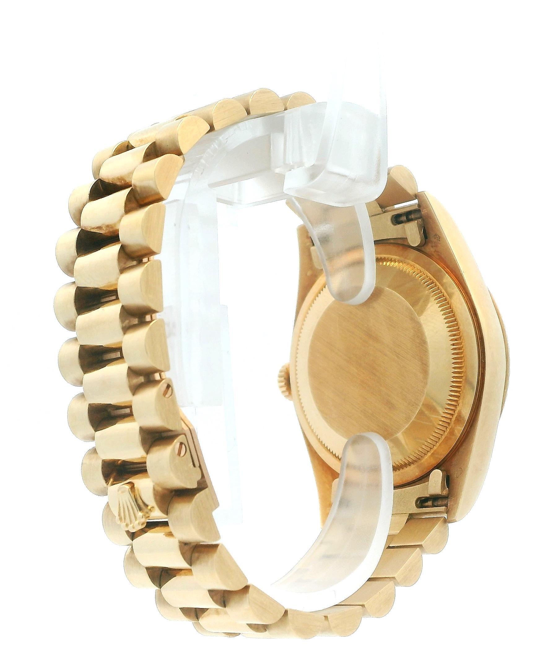 Montre Rolex Day Date 18238 Or jaune 18K Cadran Aventurine 