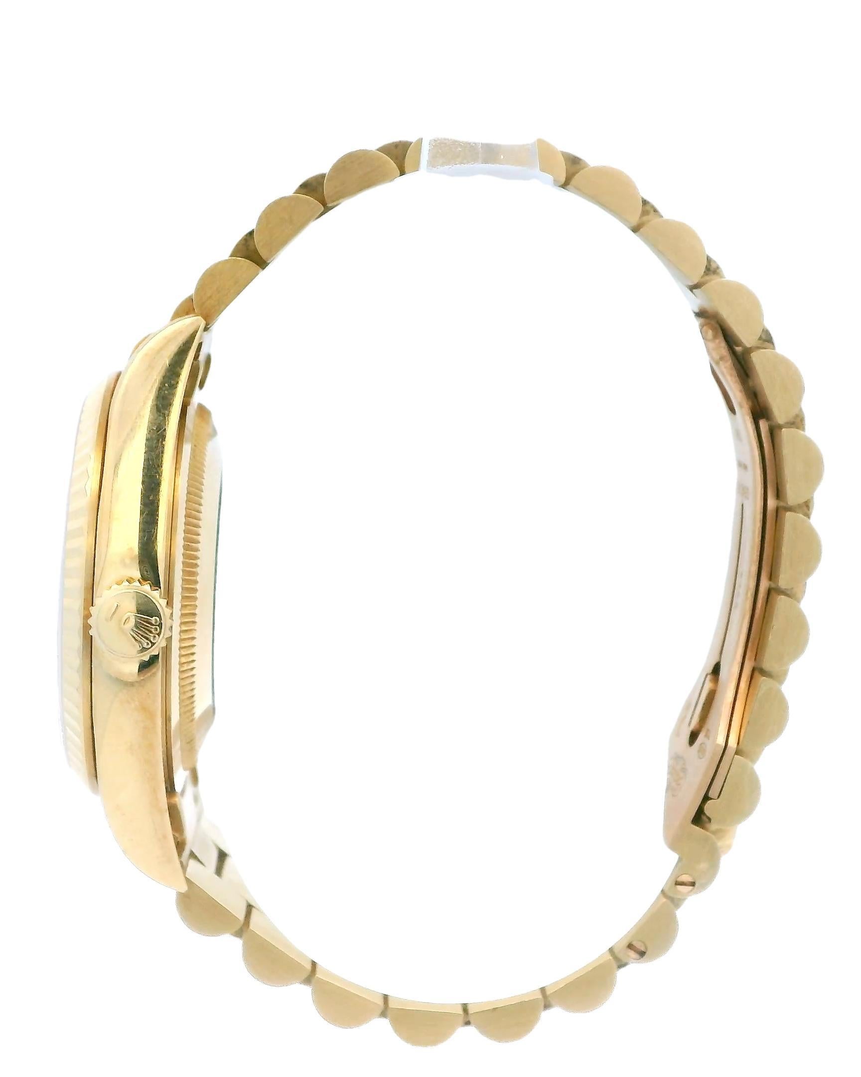 Rolex Day Date 18238 18K Yellow Gold Watch For Sale 3