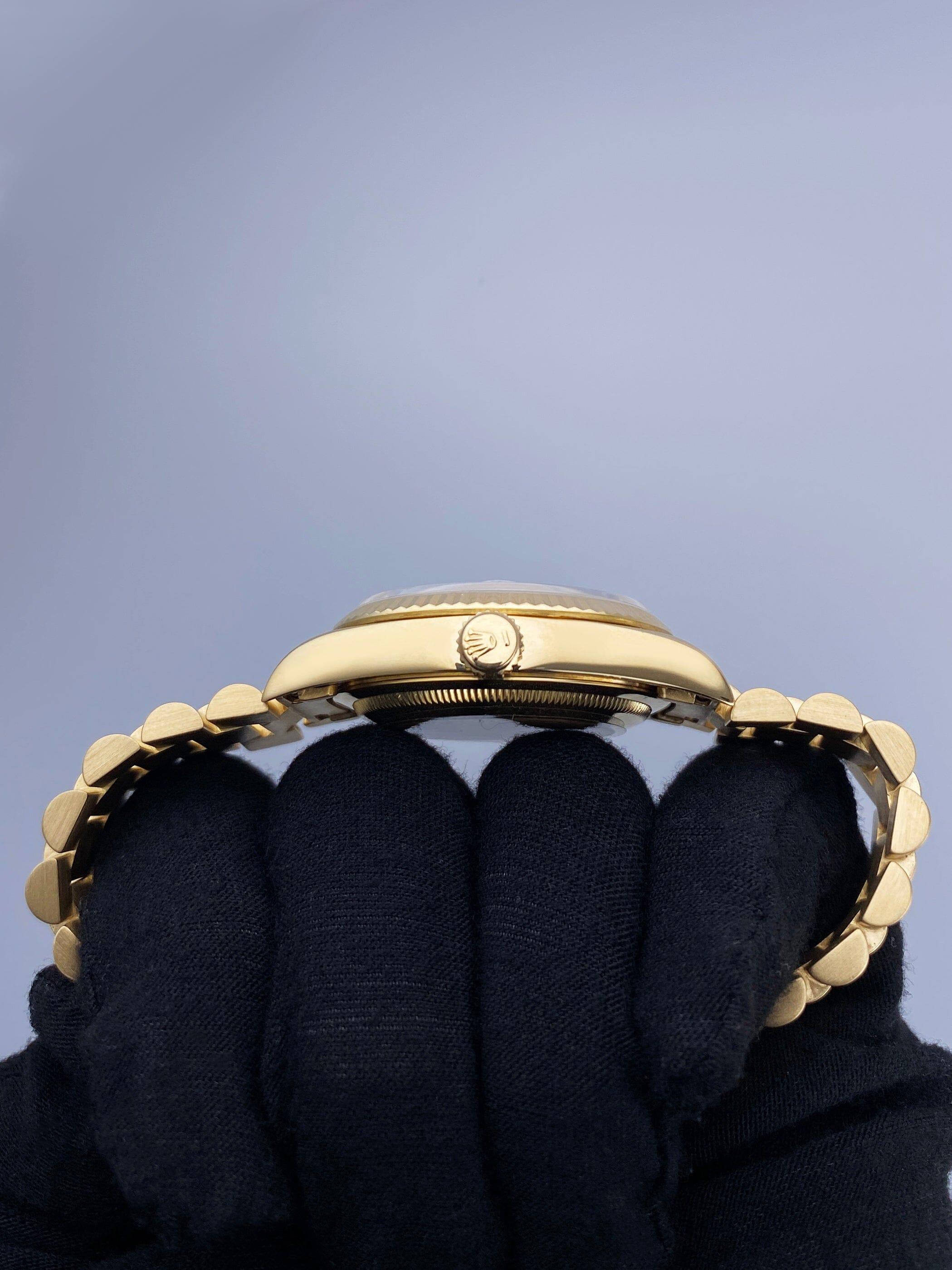 Rolex Day Date 18238 Quadrante Diamante Orologio Uomo Scatola Documenti 2