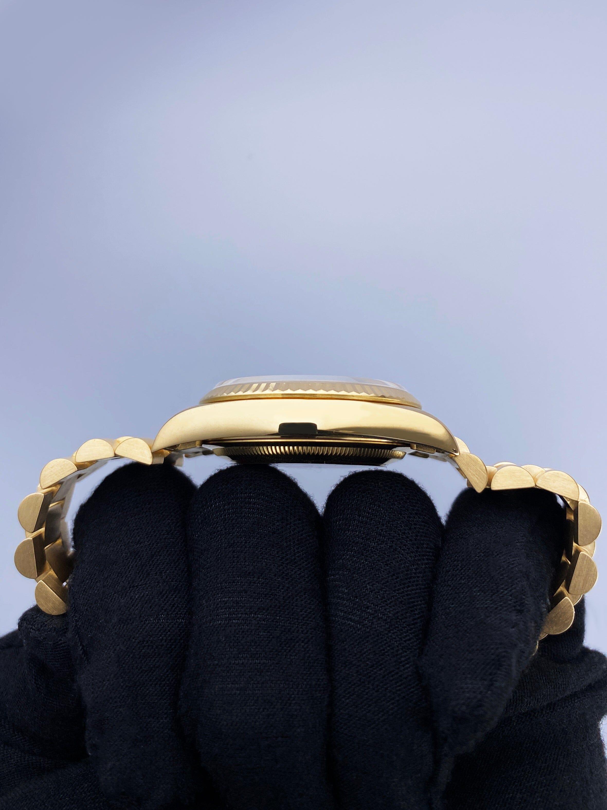 Rolex Day Date 18238 Quadrante Diamante Orologio Uomo Scatola Documenti 3