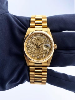 Rolex Day Date 18238 Diamond Jubilee Dial Mens Watch