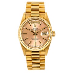 Retro Rolex Day-Date 18238, Pink Dial, Certified and Warranty