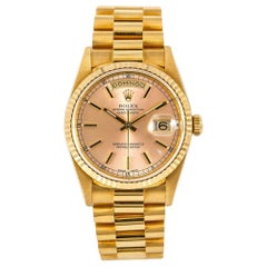 Retro Rolex Day-Date 18238, Pink Dial, Certified nd Warranty