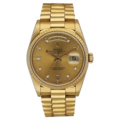Rolex Day Date 18238 President Diamond Dial Men's Watch