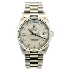 Rolex Day-Date 18239 18K White Gold Watch