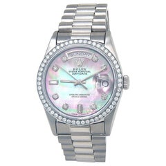 Rolex Day-Date 18239, Mother of Pearl Dial, Certified and Warranty