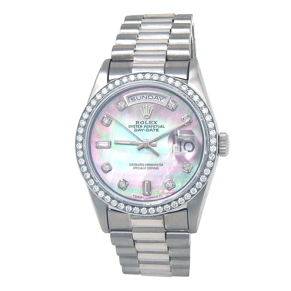 Rolex Day-Date 18239, Mother of Pearl Dial, Certified and Warranty